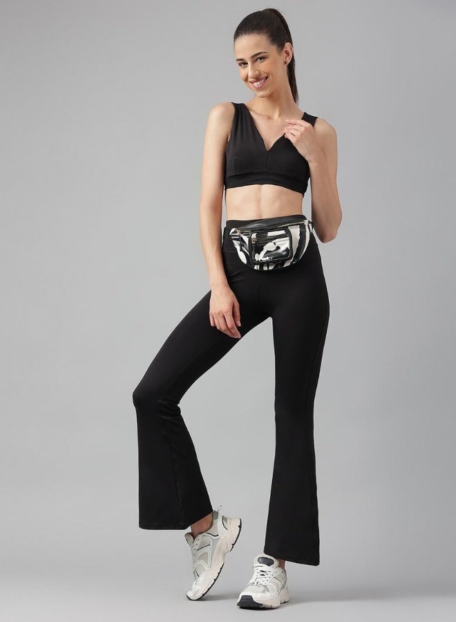 OHSOFLY Women’s Mid Rise Classic Fit Trousers | Comfortable Pants for Workwear, Casual Outings & Evening Looks - Image 4